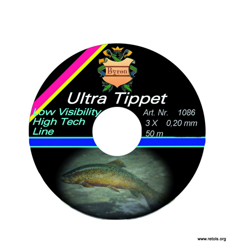 1086 Byron Ultra Tippet 8x0.10 mm